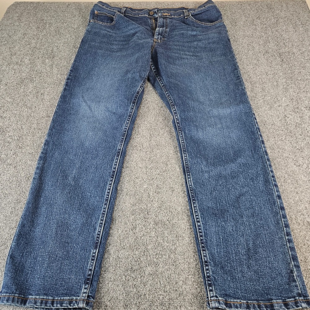 Wrangler Premium Quality Mens Straight Leg Jeans Blue 38x32 1097FXWXD